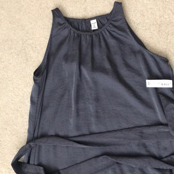 NWT old navy satin midi dress - Picture 2 of 2